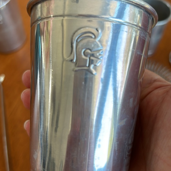 Barware, vintage Trojan Head cups - Picture 2 of 2